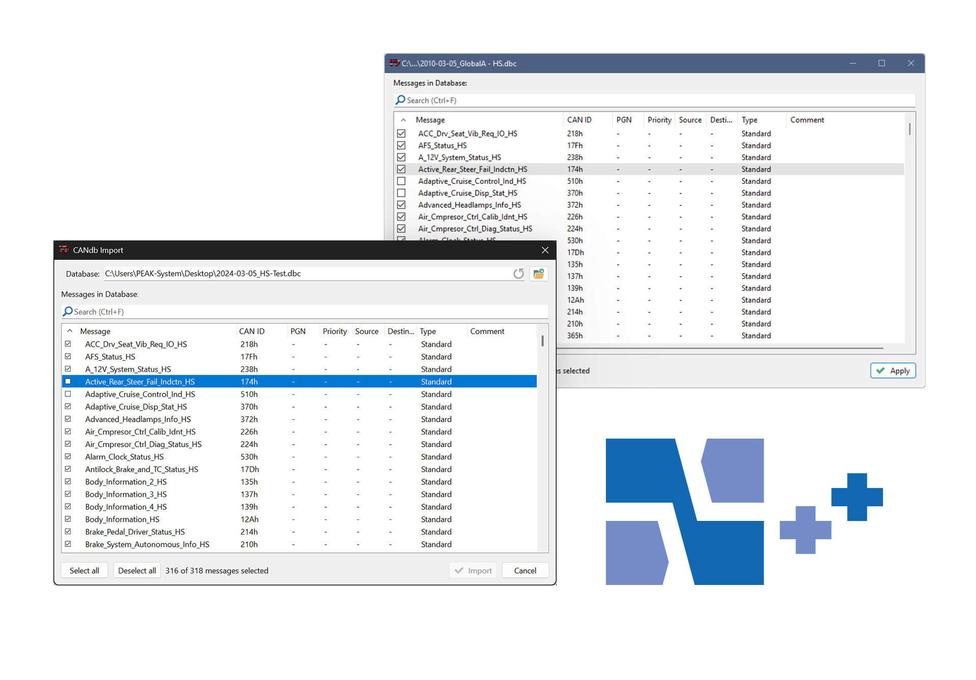 PCAN-Bus Descriptions, floating license